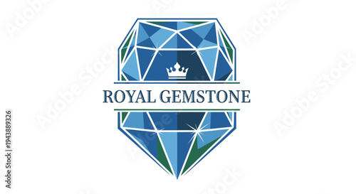 Royal Gemstone Logo Design.