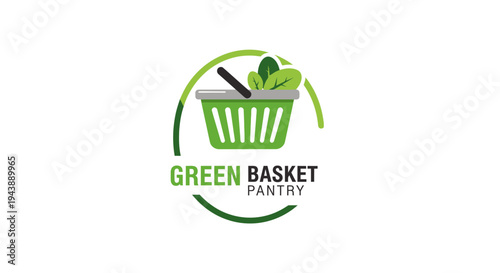 Green Basket Pantry Organic Logo.