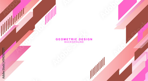 斜めの図形で組み合わせた幾何学的な背景素材