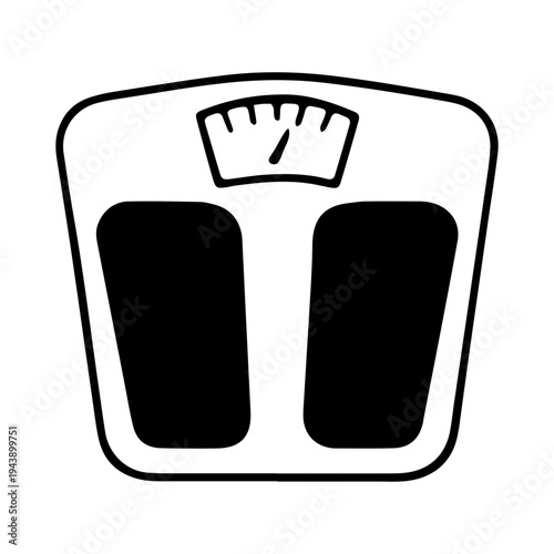 Weight Scale Icon Outline