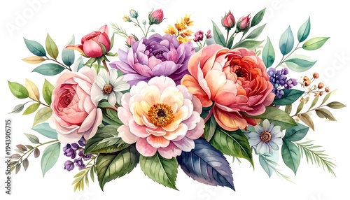 A beautiful floral arrangement with vibrant flowers