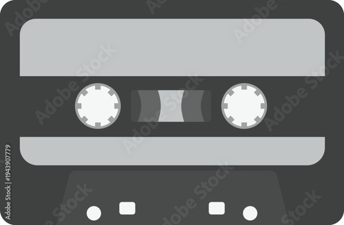 Vintage Analog Audio Cassette Tape