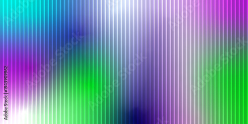 A vibrant and colorful abstract background featuring a gradient of vertical stripes transitioning from blue to purple