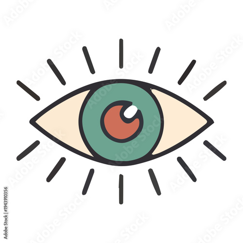 Mystical Eye Illustration