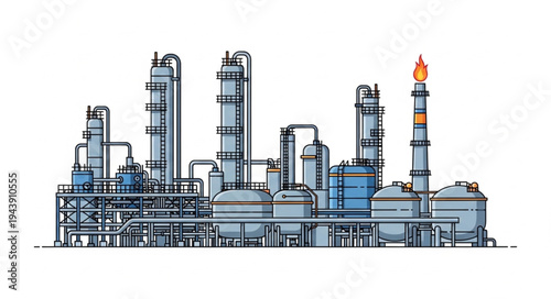 Industrial Factory Plant Facility.