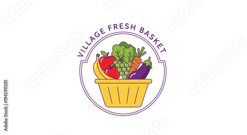 Fresh vegetables in a basket 6.
