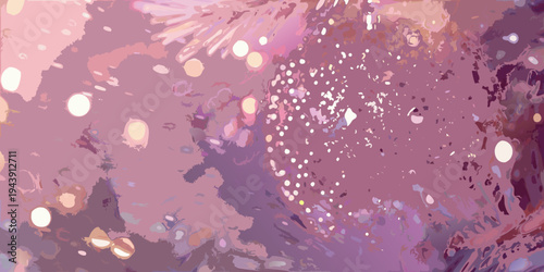 Abstract pink and purple textured background with scattered light points