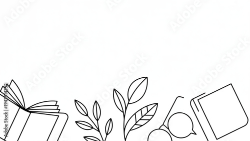 Gift box with ribbon leaves and books icons symbolizing eco friendly gifts and sustainable living