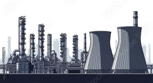 Industrial Plant Factory Complex.