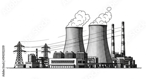 Industrial Power Plant Facility.