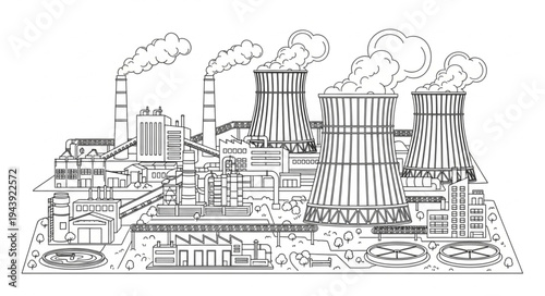 Industrial Power Plant Facility.
