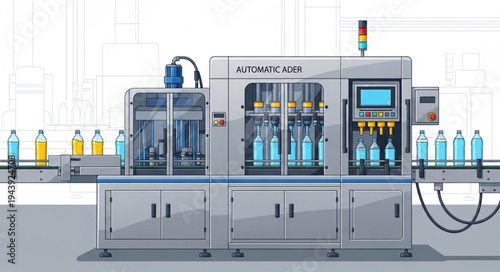 Industrial Filling Machine Equipment.