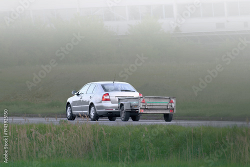 Wallpaper Mural Utility trailer on the way to destination Torontodigital.ca