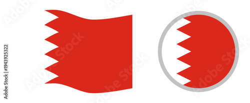 Flag of bahrain