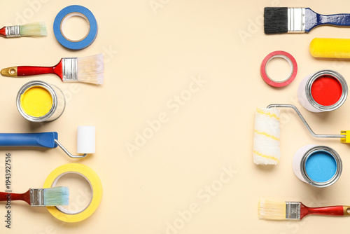 Different rollers with cans...