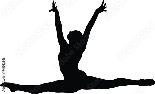 Silhouettes of cute little children and toddlers playing together in a group isolated on white background for happy childhood concept