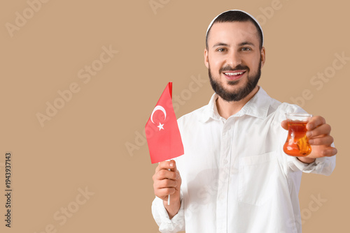 Young Muslim man with Turki...