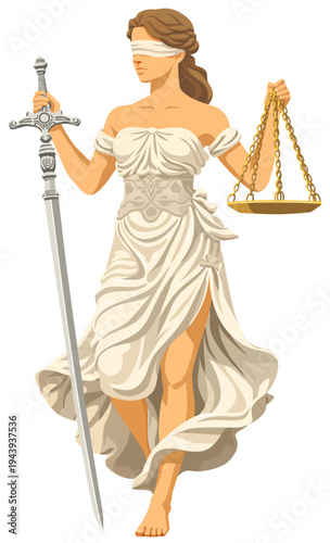 A woman who upholds justice and is sharp in punishing sinners 