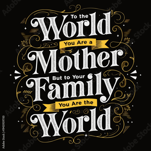 Typography Mother’s Day T-shirt Design