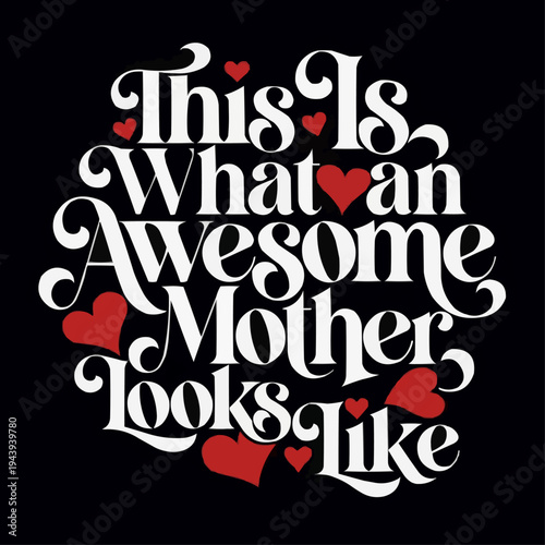 Typography Mother’s Day T-shirt Design