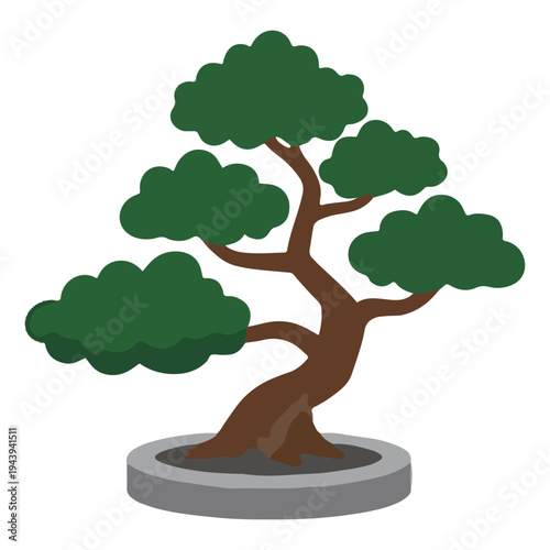 Bonsai Tree Illustration