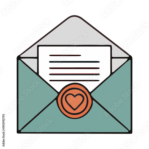 Love Letter Wax Seal Envelope