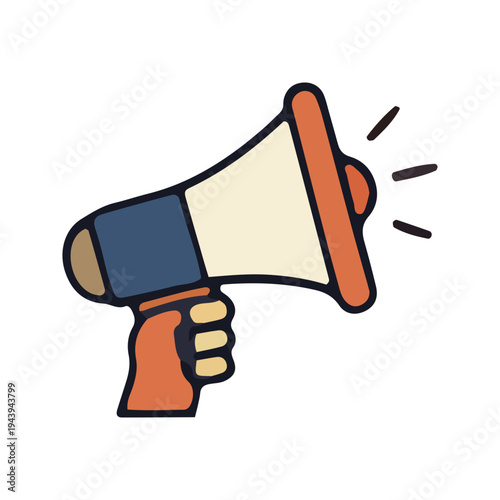 Megaphone Announcement Icon