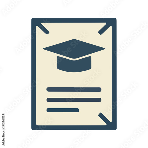 Graduation Certificate Icon