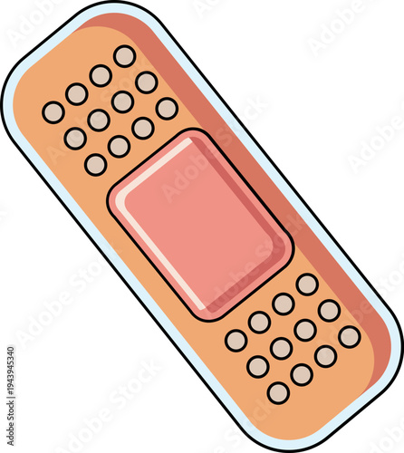 Adhesive Bandage Illustration