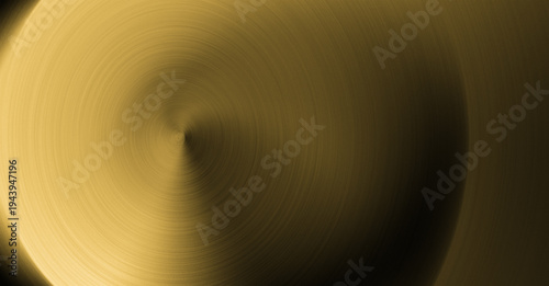 Luxury gold metal texture with a circular (radial) pattern and soft glow. Perfect for business presentation backgrounds, technology product websites, luxury catalog covers, or premium product 