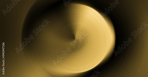 Luxury gold metal texture with a circular (radial) pattern and soft glow. Perfect for business presentation backgrounds, technology product websites, luxury catalog covers, or premium product 