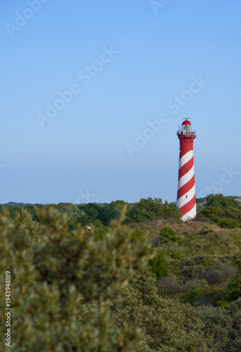Westerlichttoren Lighthouse in Nieuw Haamstede, Schouwen-Duiveland, Zeeland, Netherlands