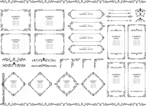 アンティーク　ビンテージ　フレーム飾り枠