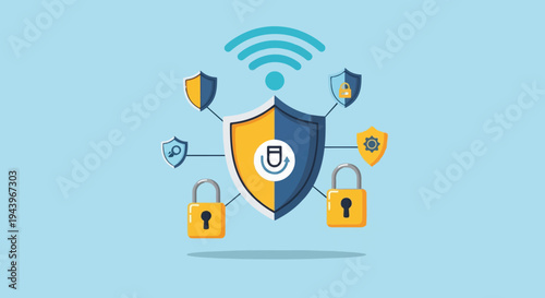 Modern vector illustration of a social network concept featuring business people icons and global internet technology symbols for mobile web communication and cloud connection