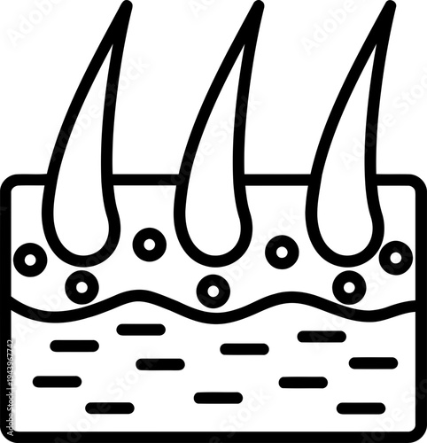 Claws on animal paw print.