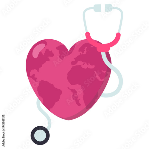 Global Heart Health Check Icon