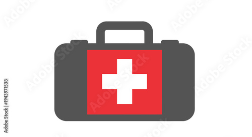 First Aid Kit Medical Emergency Health Care Symbol.