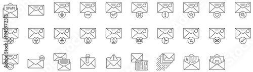 Envelopes Icon Set