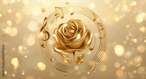 Golden Rose Melodic Symphony