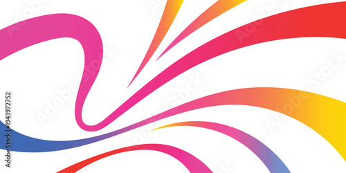 A colorful abstract design with swirling lines and vibrant hues