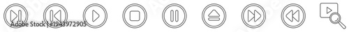 Media Player Icon Set