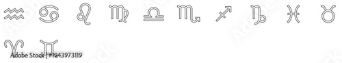 Star Sign Icon Set