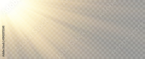 Yellow sunbeam light glow flare bright radiant yellow png illustration of warm summer sky energy sparkling abstract background vector design.