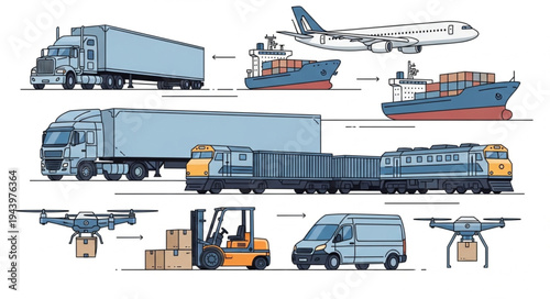 Transportation vehicles logistics cargo.