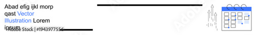 Business planning, scheduling, data analytics, productivity, time management, workflow organization. Calendar with markings and data chart visualization. Business planning and scheduling