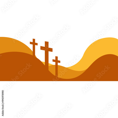 Three Crosses Hill Graphic