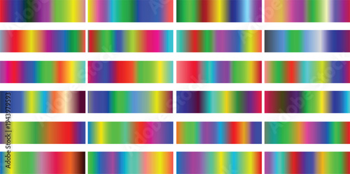 Vector collection gradients, chrome gradient set,set colour gradients metallic gradients set, Gradients vibrant color big set swatches background Free Vector.2.eps8