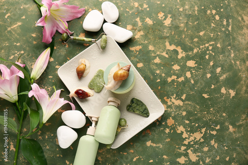 Beautiful spa composition w...