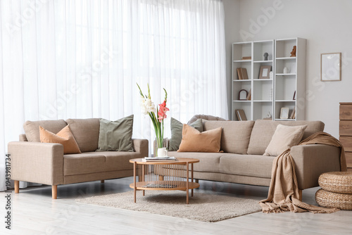 Interior of living room wit...