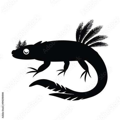 axolotl Animal Vector